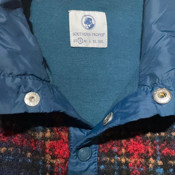 Men’s Southern Proper 1/4 snap plaid pullover - Picture 8 of 8